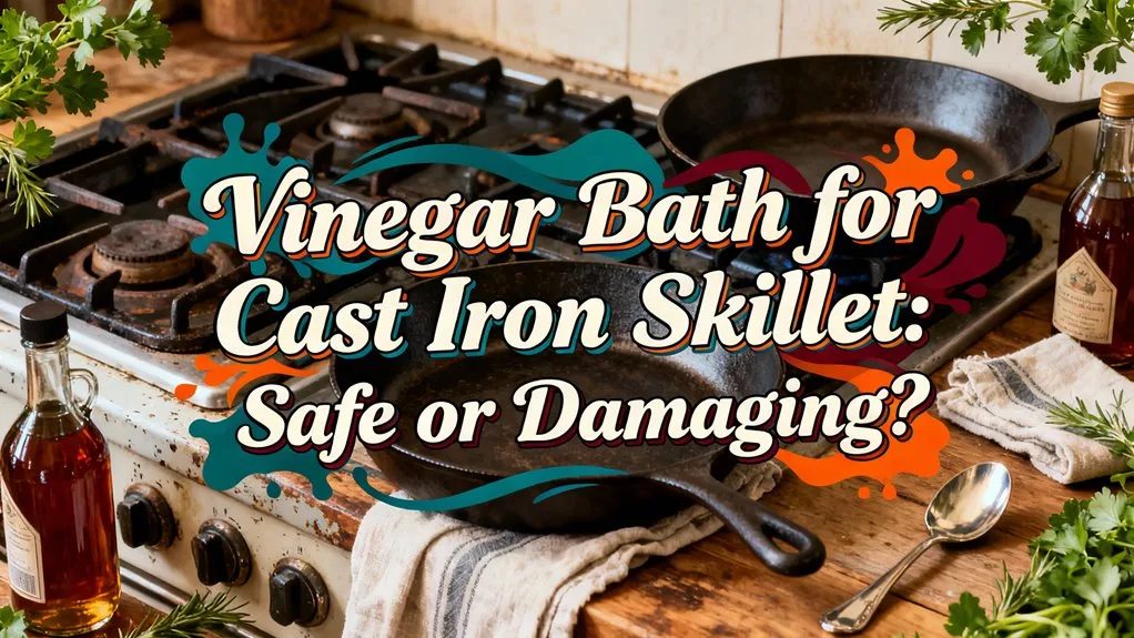 vinegar soak cast iron