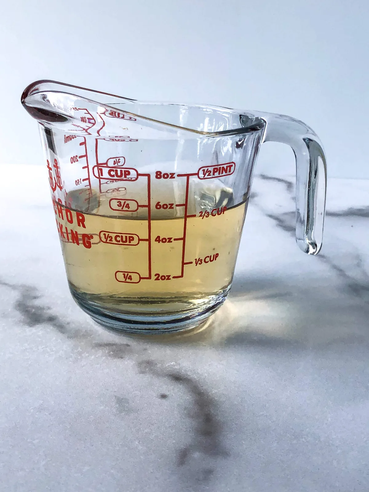 vinegar-to-water ratio