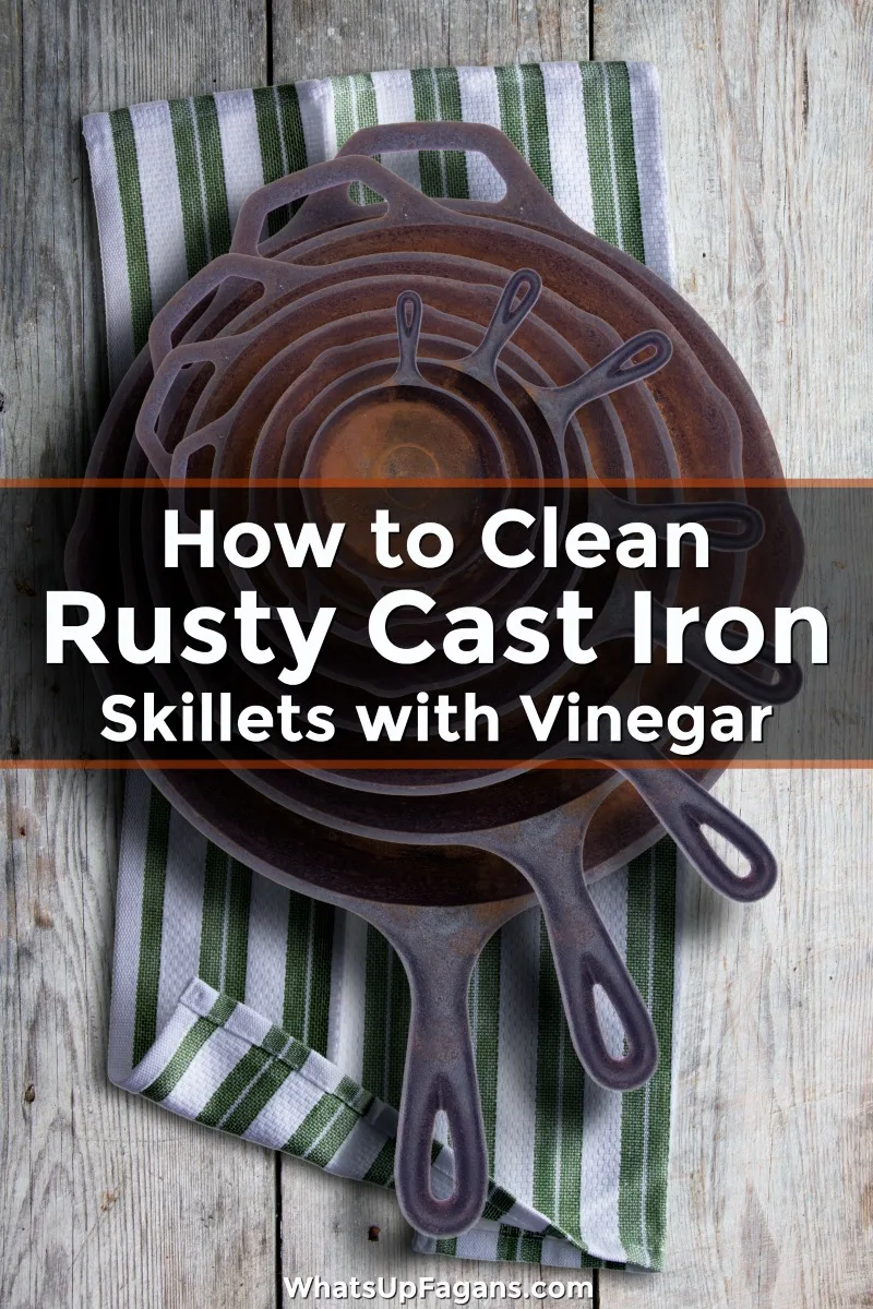 vinegar wiped cast iron