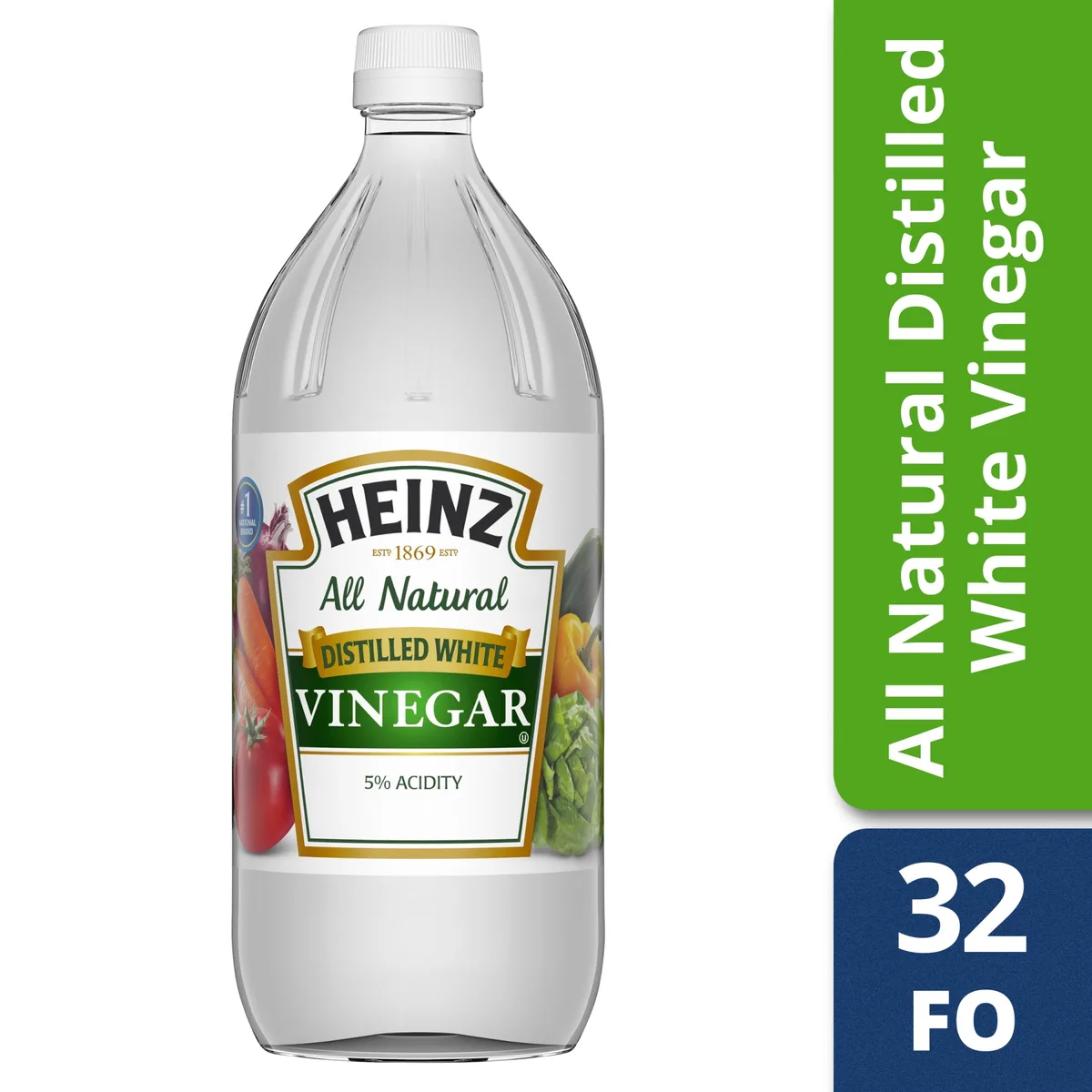 white distilled vinegar bottle