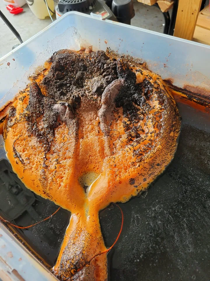 white vinegar soak cast iron